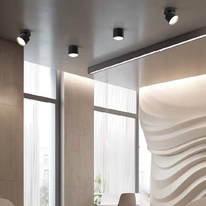 Накладной светильник Wolta BASIC WSL-GX53 WSL-GX53/01BL