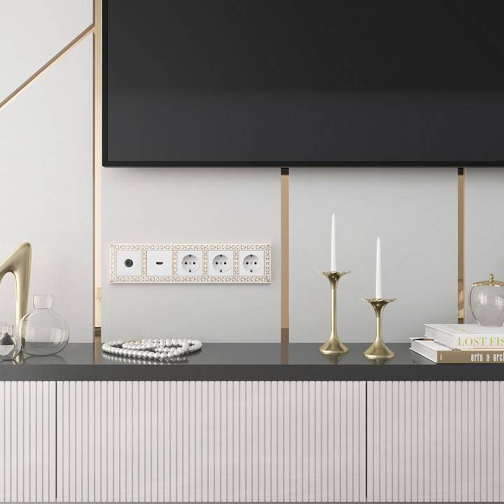 Рамка 5 постов Werkel Antik бронза W0051523