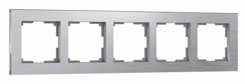 Рамка 5 постов Werkel Aluminium алюминий W0051706