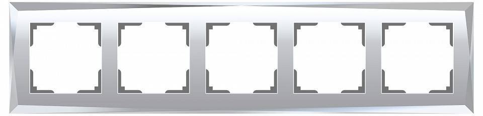 Рамка на 5 постов Werkel зеркальный W0051220