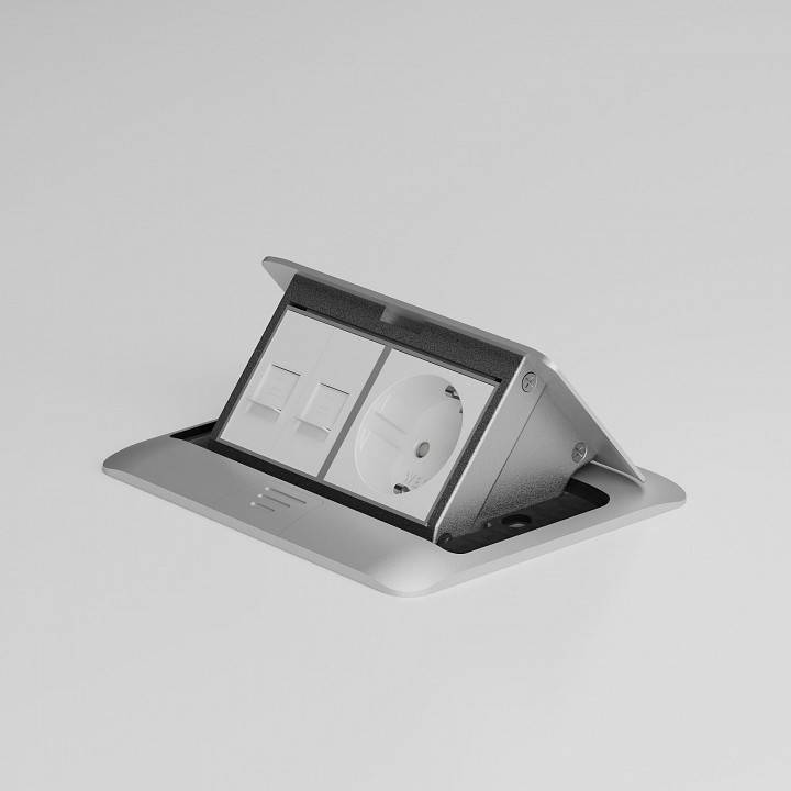 Розетка Ethernet RJ-45 модульная Werkel белый a069369