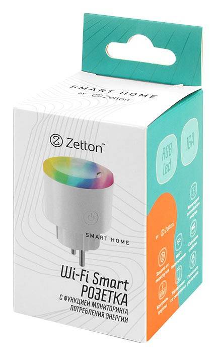 Розетка умная Zetton ZTSHSPS2S2 ZTSHSSPML16A1RU