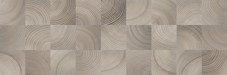 Плитка настенная Керамин Шиен 2Д декор серый структура 25х75 см х9999225570