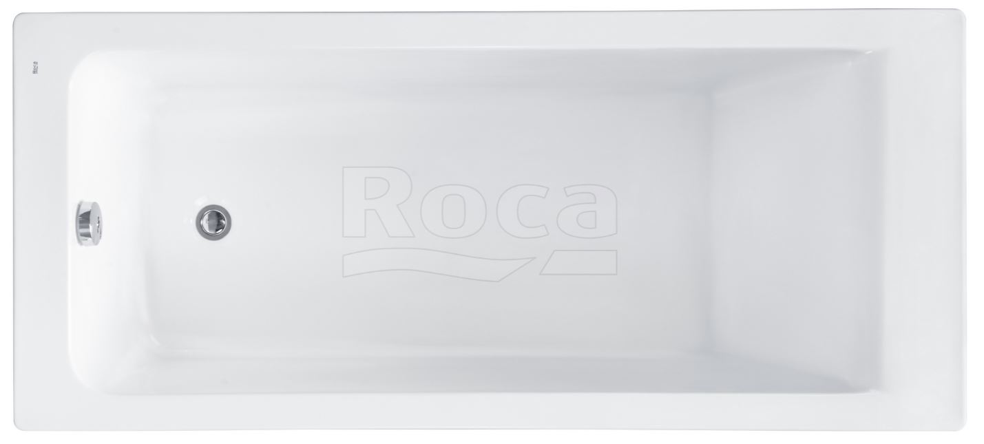 Ванна акриловая Roca Easy 170x75 см прямоугольная белая ZRU9302899
