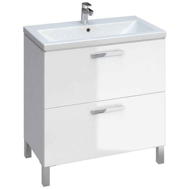 Тумба под раковину напольная Cersanit MELAR 80 для раковины COMO 80 белый B-SU-MEL-CM80