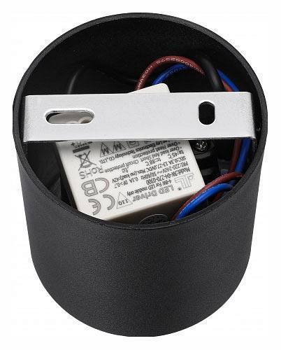 Накладной светильник iLedex Technical Metrica 108-7W-D80-3000K-24DG-BK