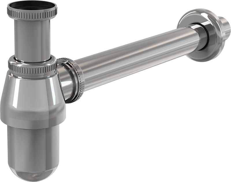 Сифон для умывальника Alca Plast A431 Ø32 мм цельнометаллический A431