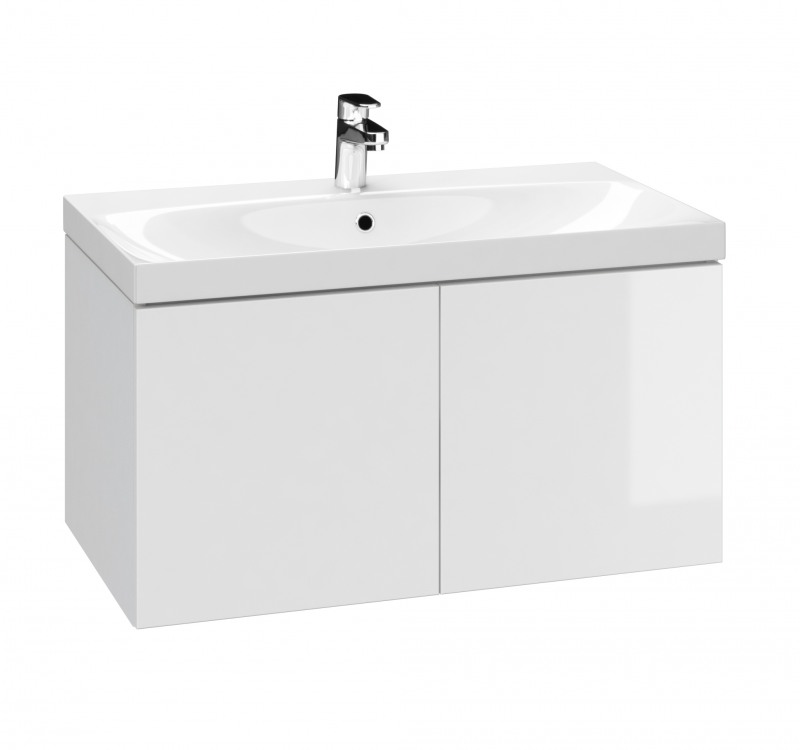 Тумба под раковину подвесная Cersanit COLOUR 80 для раковины COMO 80 белый SP-SZ-COL-CM/COL/80