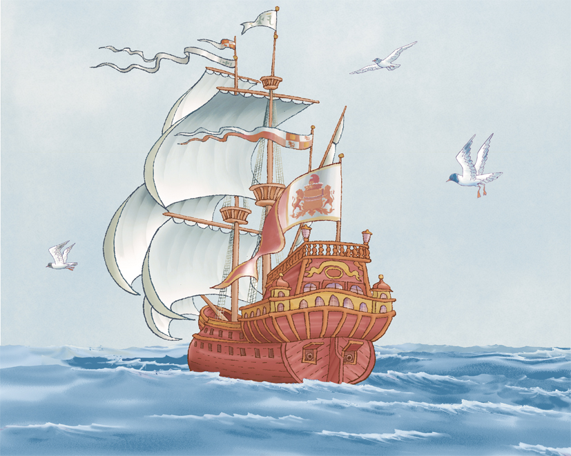 Панно для ванной Europa Ceramica Marinero 40х50 см (комплект из 2 шт.) х9999017681