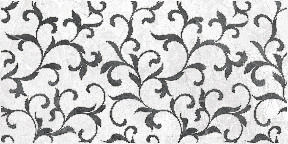 Декор Laparet Morgan серый 25х50 см 34063