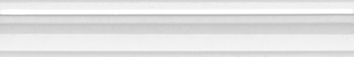Бордюр багет Kerama Marazzi Марсо белый обрезной 30х5 см BLC017R