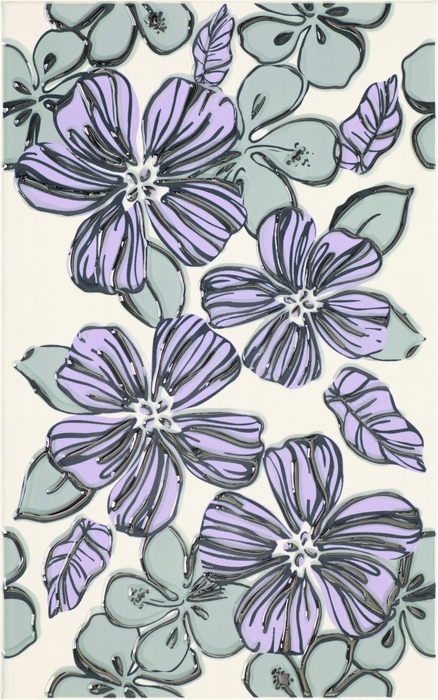 Декор Paradyz Vivian KWIAT Viola 25х40 см х9999021236