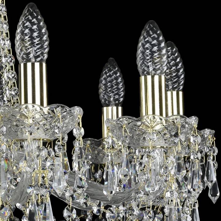 Подвесная люстра Bohemia Art Classic 11.23 10 ламп 11.23.10.220.Gd.Dr