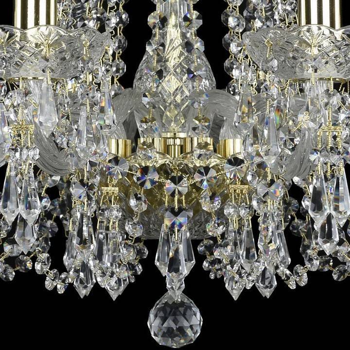 Подвесная люстра Bohemia Art Classic 11.23 10 ламп 11.23.10.220.Gd.Dr