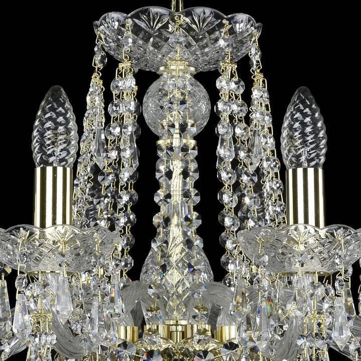 Подвесная люстра Bohemia Art Classic 11.23 10 ламп 11.23.10.220.Gd.Dr