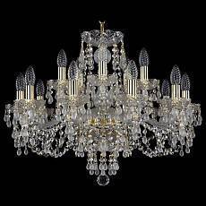 Подвесная люстра Bohemia Art Classic 11.24 15 ламп 220 мм 11.24.10+5.220.Gd.V0300