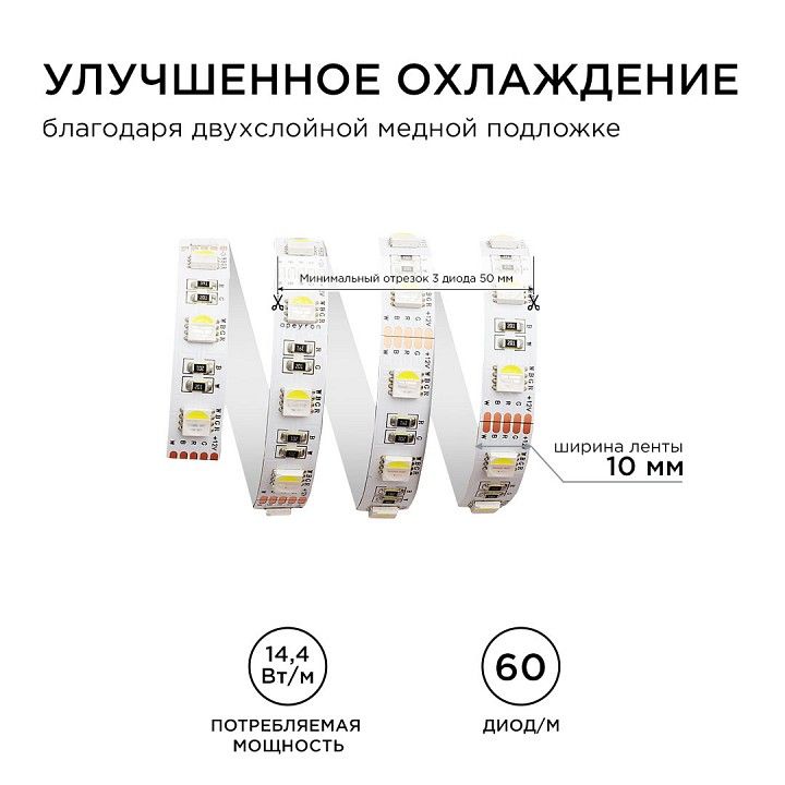 Лента светодиодная Apeyron Electrics  00-109