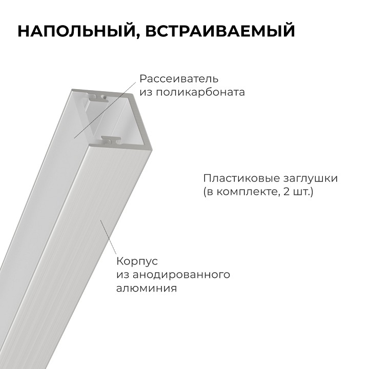 Короб встраиваемый в пол Apeyron Electrics  08-64