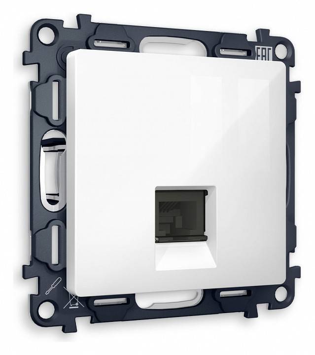 Розетка телефонная RJ-11 со штрокой, без рамки Ambrella Volt Quant MA112030