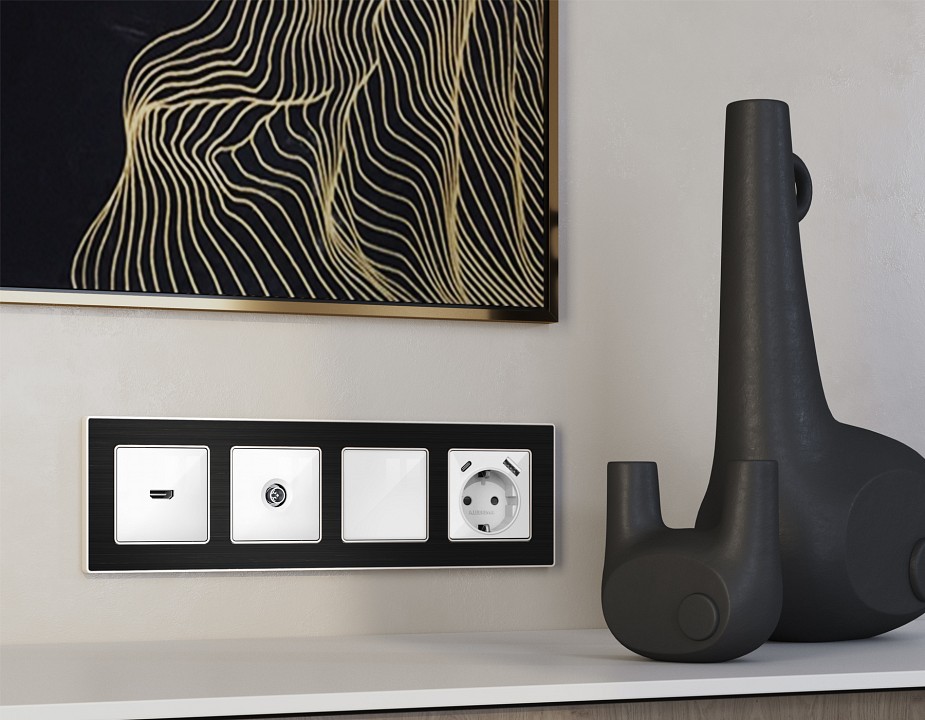 ТВ-розетка оконечная без рамки Ambrella Volt ALFA MA113005