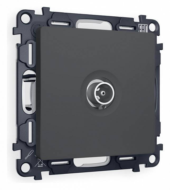 ТВ-розетка проходная без рамки Ambrella Volt Quant MA913030