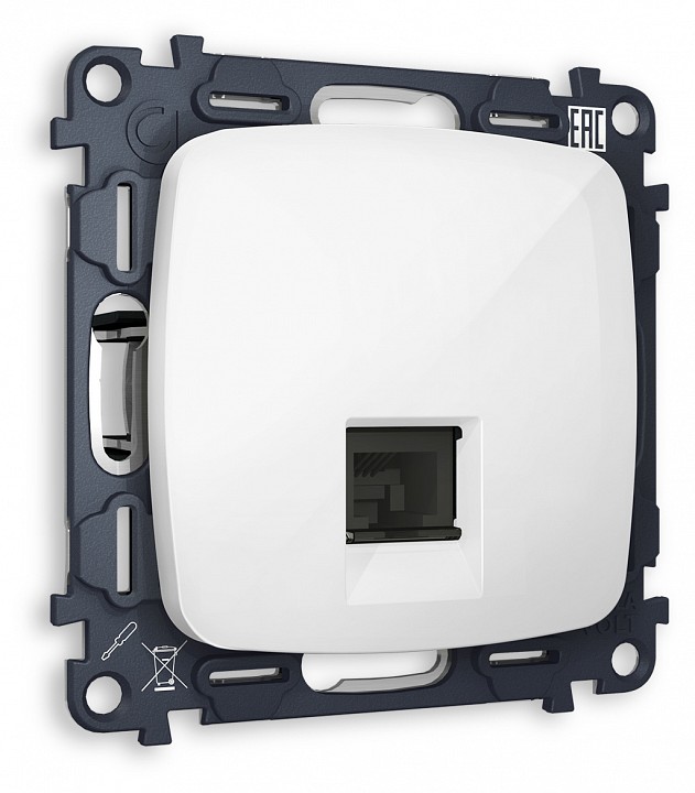 Розетка телефонная RJ-11 без рамки Ambrella Volt MO MO112030