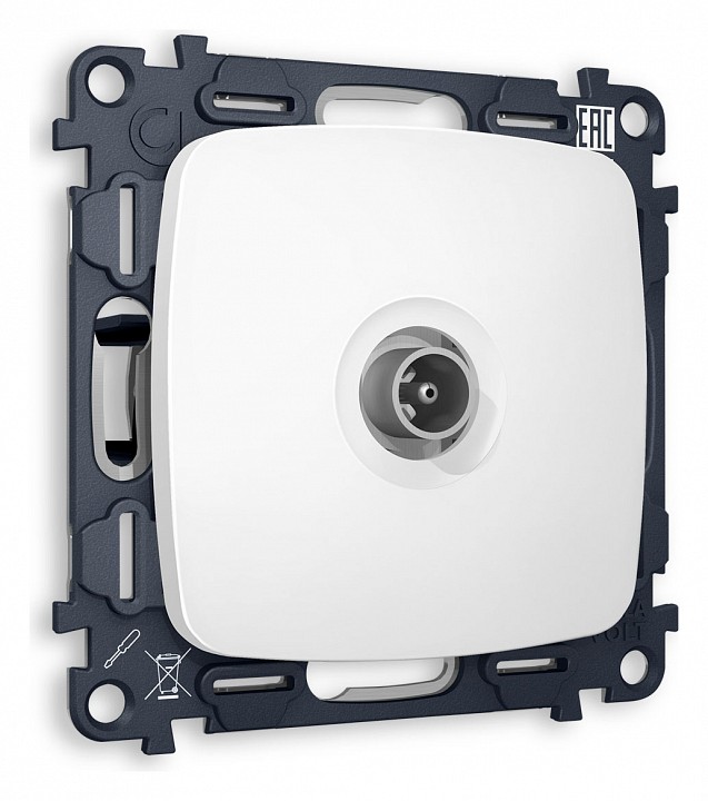 ТВ-розетка оконечная без рамки Ambrella Volt Quant MO133010