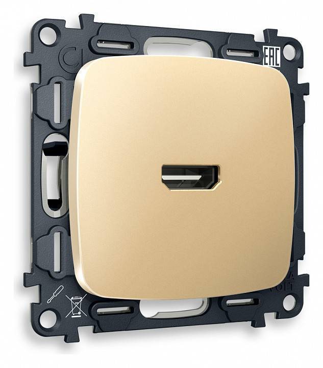 Розетка HDMI без рамки Ambrella Volt Quant MO614010