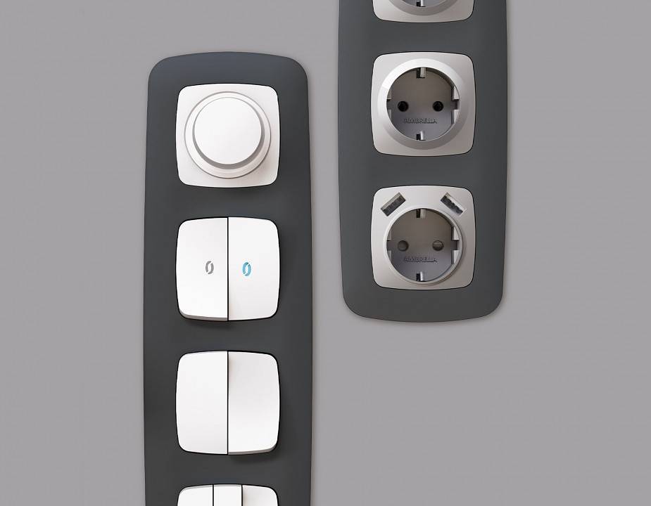 Рамка на 3 поста Ambrella Volt Ecta OF140803