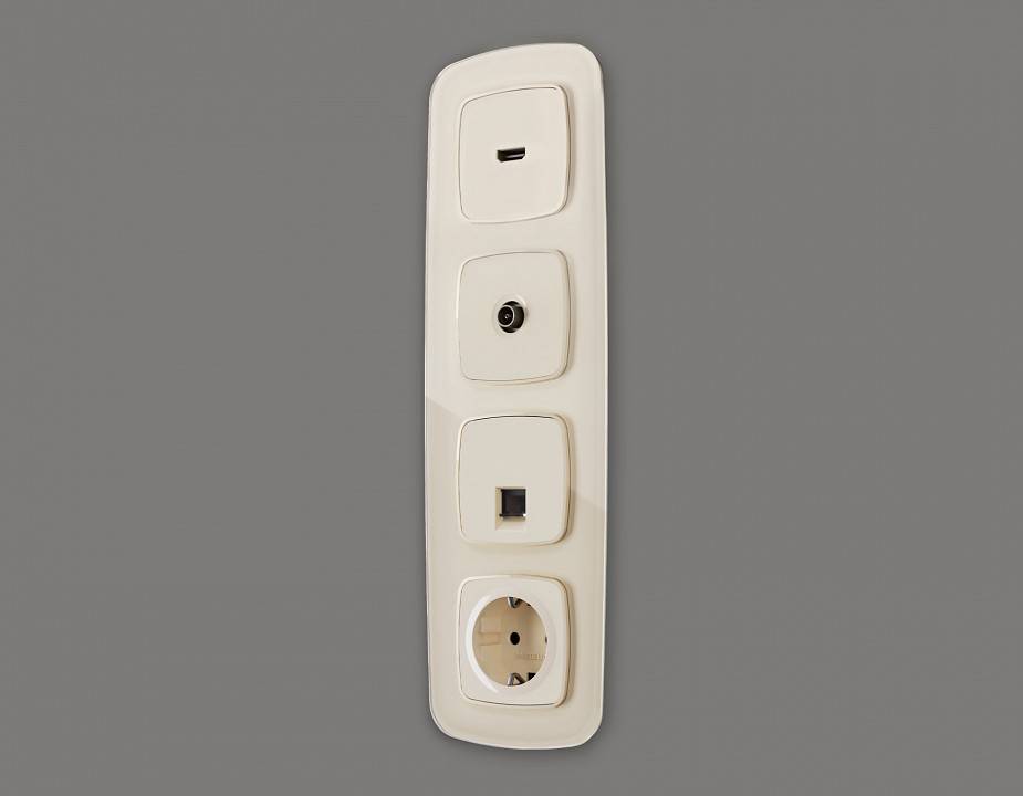 Накладка для розетки HDMI Ambrella Volt Quant OP3140