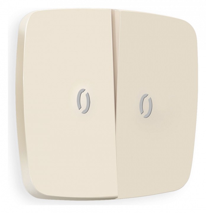 Клавиши для выключателя двухклавишного c подсветкой Ambrella Volt Quant OP3240