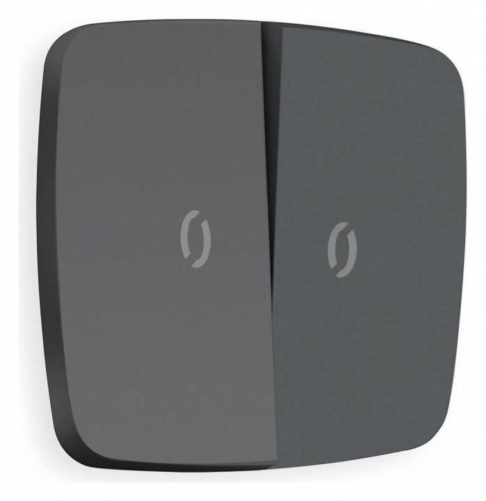 Клавиши для выключателя двухклавишного c подсветкой Ambrella Volt Quant OP9040