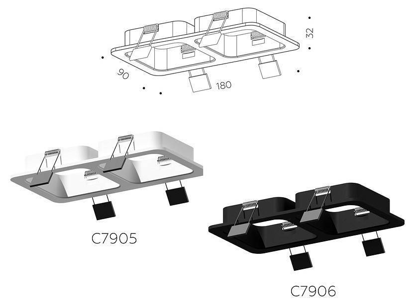 Основание для светильника Ambrella light C C7906
