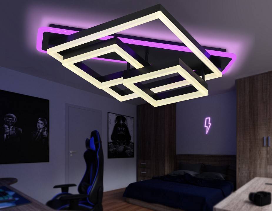 Потолочная светодиодная люстра Ambrella light FA FA8533 132 Вт FA8533