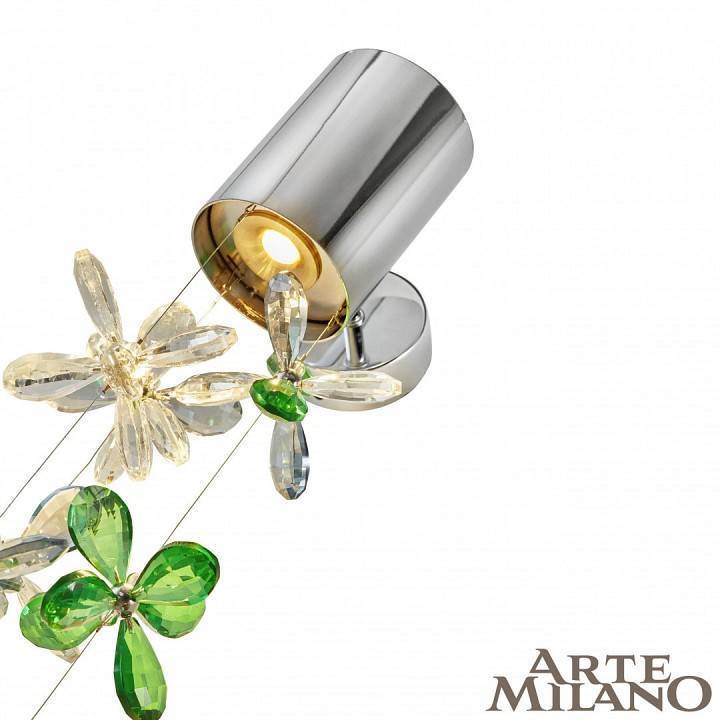 Бра Arte Milano AM-11952B 1952B.D90.H600.LED Ni