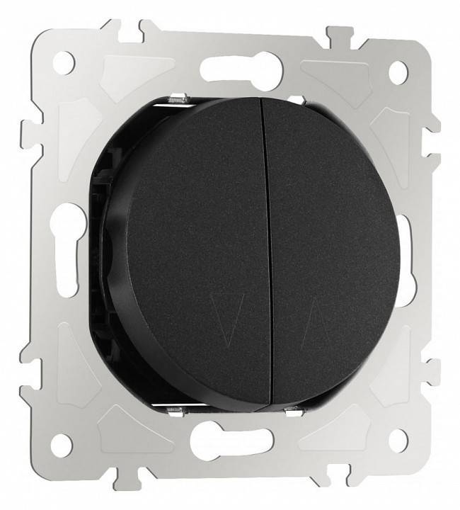 Выключатель для жалюзи без рамки Arte Milano 202 202.38-2.black