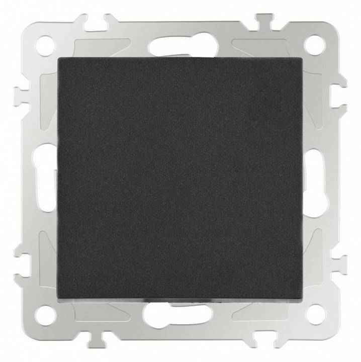 Выключатель перекрестный одноклавишный без рамки Arte Milano 206 206.34-1.black