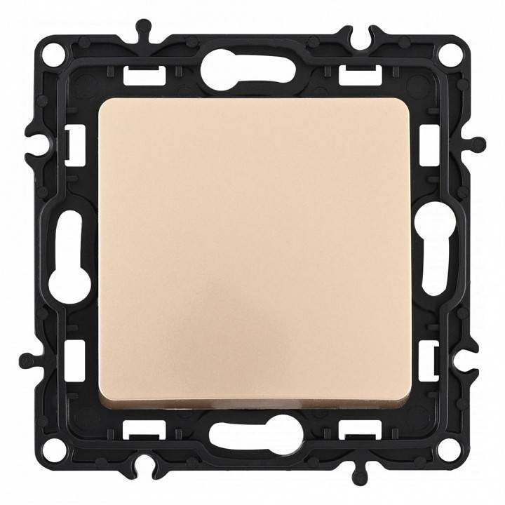 Выключатель перекрестный одноклавишный без рамки Arte Milano 217 217.34-1.shampan