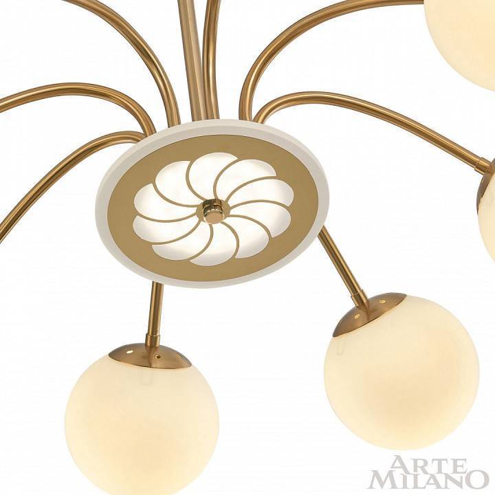 Люстра на штанге Arte Milano Neapolis 271069/8 GD