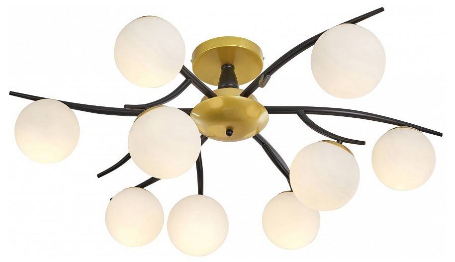 Люстра на штанге Arte Milano Neapolis 273408/9 BK/GD