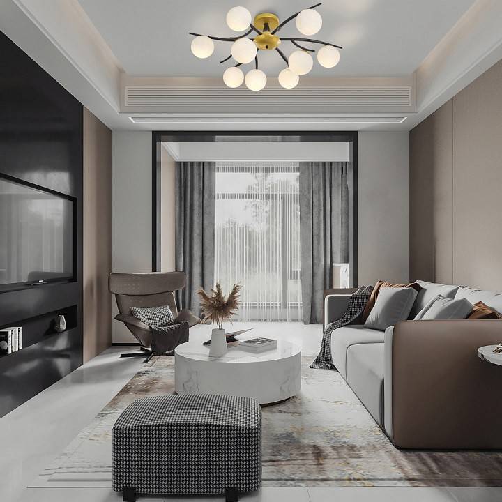 Люстра на штанге Arte Milano Neapolis 273408/9 BK/GD