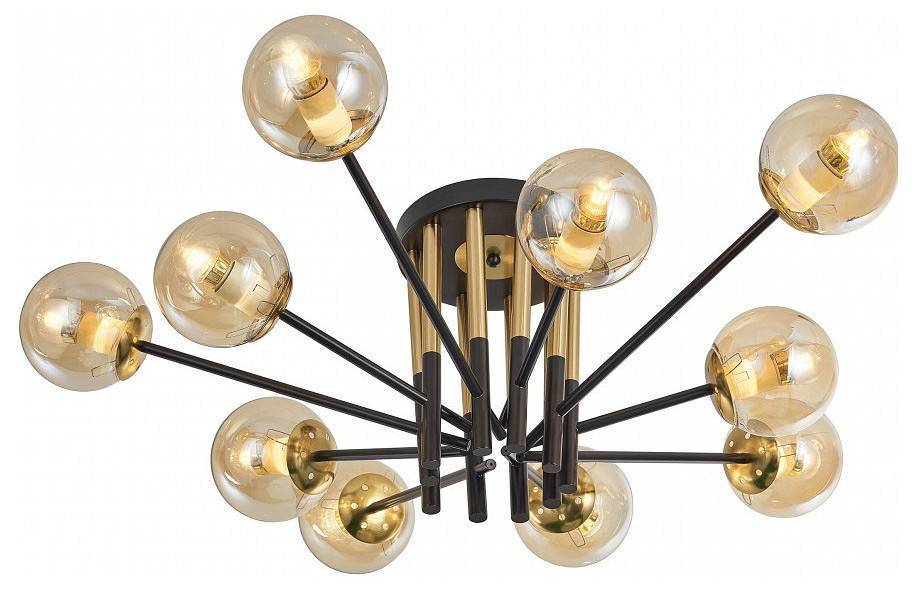 Потолочная люстра Arte Milano Neapolis 273708/10 BK/GD