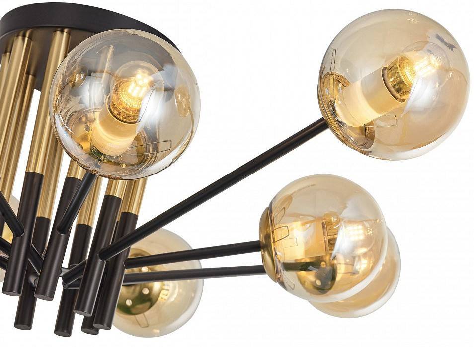 Потолочная люстра Arte Milano Neapolis 273708/10 BK/GD