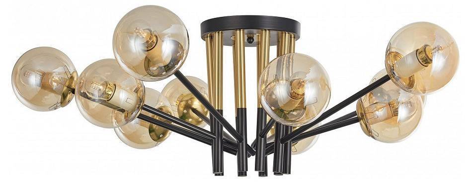 Потолочная люстра Arte Milano Neapolis 273708/10 BK/GD
