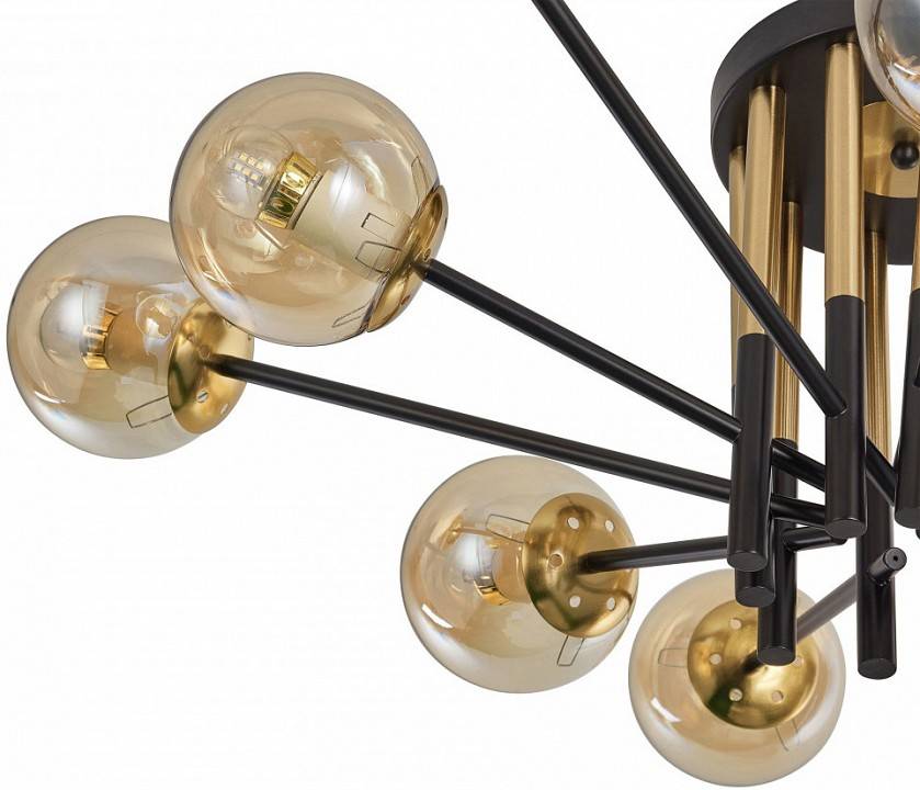 Потолочная люстра Arte Milano Neapolis 273708/10 BK/GD