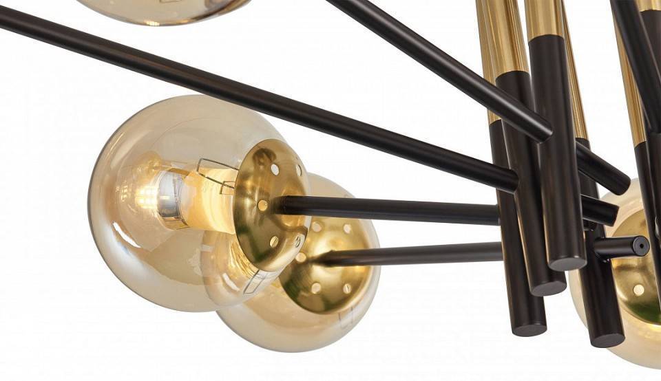 Потолочная люстра Arte Milano Neapolis 273708/10 BK/GD