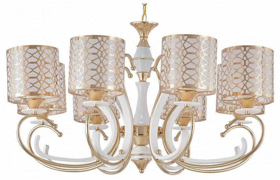 Подвесная люстра Arte Milano Florentia-1237 301237/8 Wh/Gd