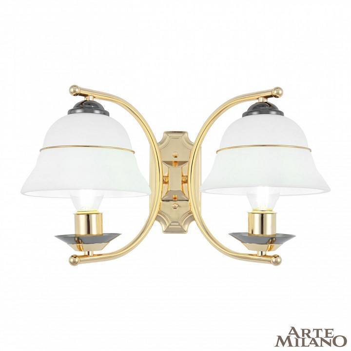 Бра Arte Milano Florentia 301240/2W Bk/Gd