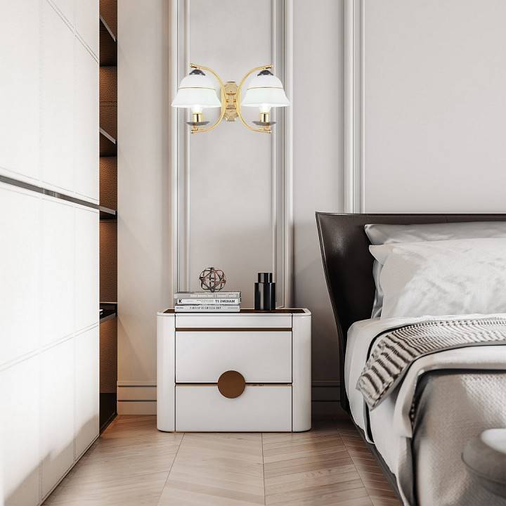 Бра Arte Milano Florentia 301240/2W Bk/Gd