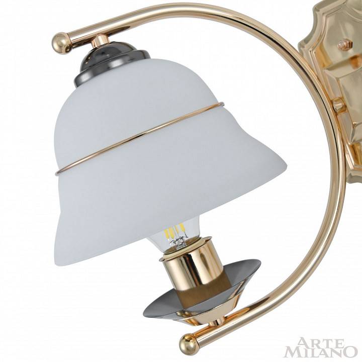 Подвесная люстра Arte Milano Florentia-1240 5 ламп 301240/5 Bk/Gd